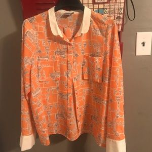 ASOS fun printed blouse